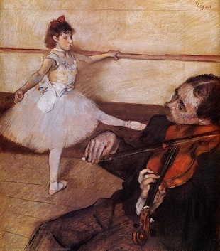 Урок танца, Эдгар Дега, 1879 год